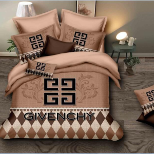 Givenchy luxury bed cover set with designer patterns