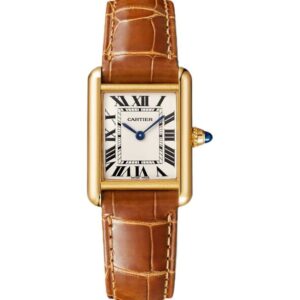 CARTIER | Tank Louis Leather Watch