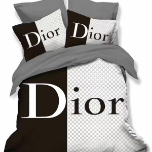 designer Christian Dior bedcover and bed sheet collection