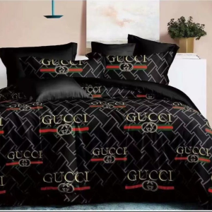 designer Gucci bedcover and bed sheet collection