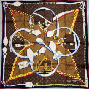 LOUIS VUITTON | Tribute To Square 90 Scarf