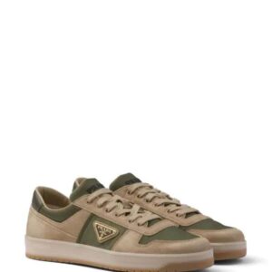 prada suede downtown sneakers luxury italian designer shoes with premium suede finish