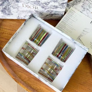 stylish 4 pcs beverage glass set – crystal glassware collection