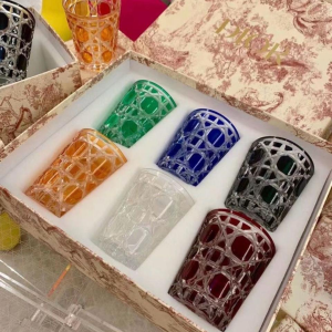 durable 6 piece juice glass collection – modern everyday use set