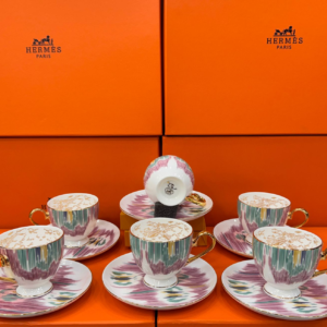 Hermes Premium 12 Piece Tea Set with Box